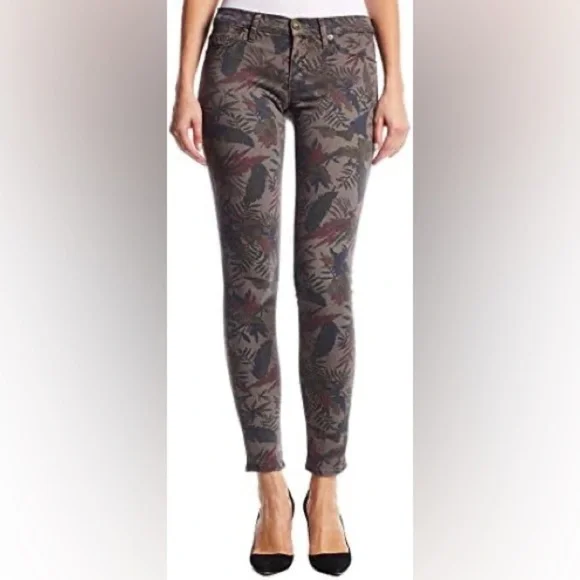 Hudson Krista Printed Super Skinny in Bramble Size 26 jeans women designer - Picture 3 of 7